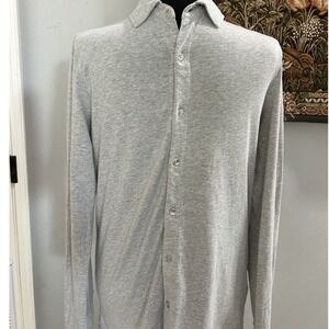 Oliver Button Down‎ Shirt Heather Gray Long Sleeve Menswear